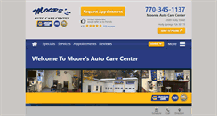 Desktop Screenshot of mooresautocarecenter.com